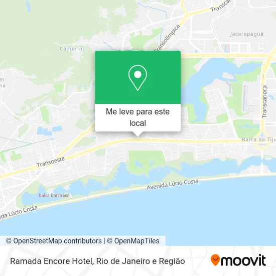 Ramada Encore Hotel mapa