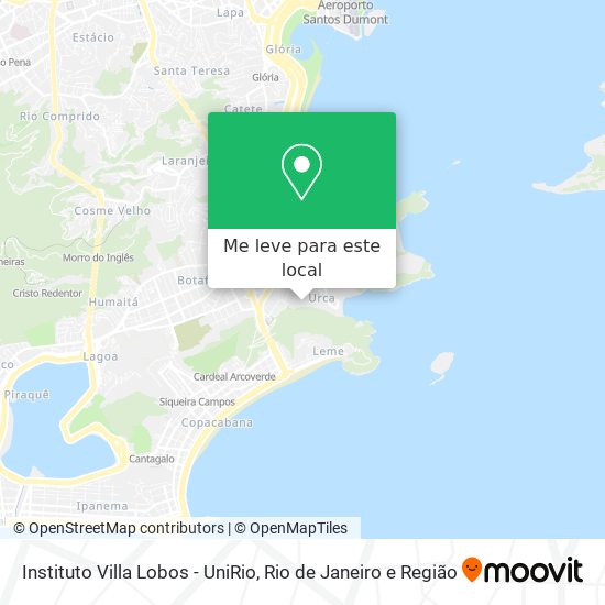 Instituto Villa Lobos - UniRio mapa