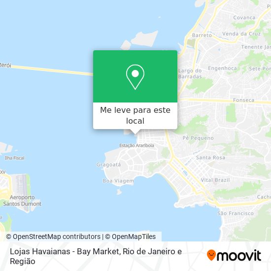 Lojas Havaianas - Bay Market mapa
