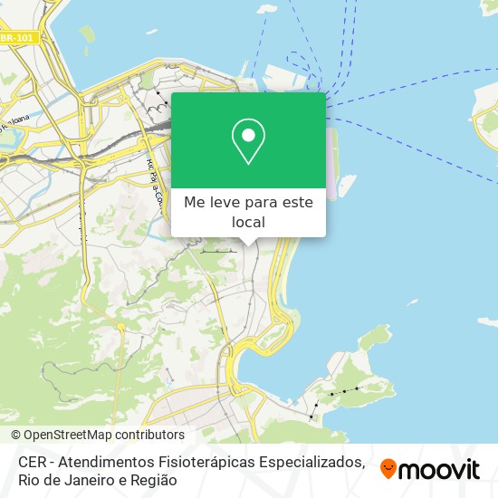 CER - Atendimentos Fisioterápicas Especializados mapa