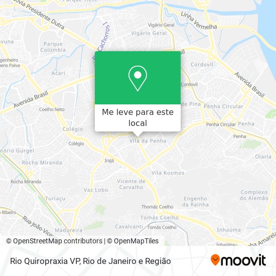 Rio Quiropraxia VP mapa