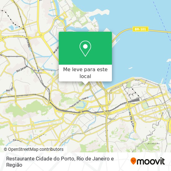 Restaurante Cidade do Porto mapa