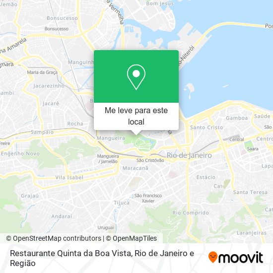 Restaurante Quinta da Boa Vista mapa