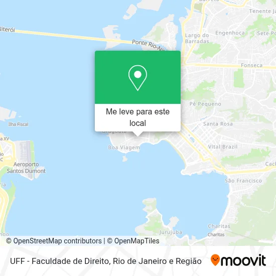 UFF - Faculdade de Direito mapa