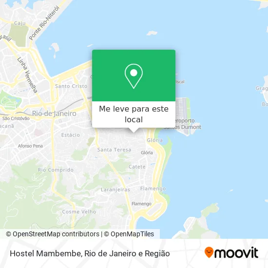 Hostel Mambembe mapa