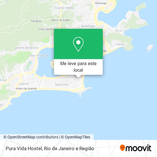 Pura Vida Hostel mapa