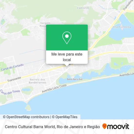 Centro Cultural Barra World mapa