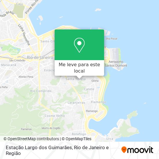 Estação Largo dos Guimarães mapa