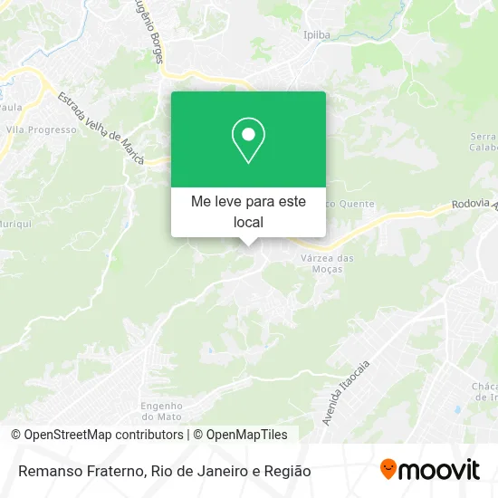 Remanso Fraterno mapa