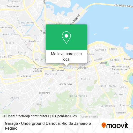 Garage - Underground Carioca mapa