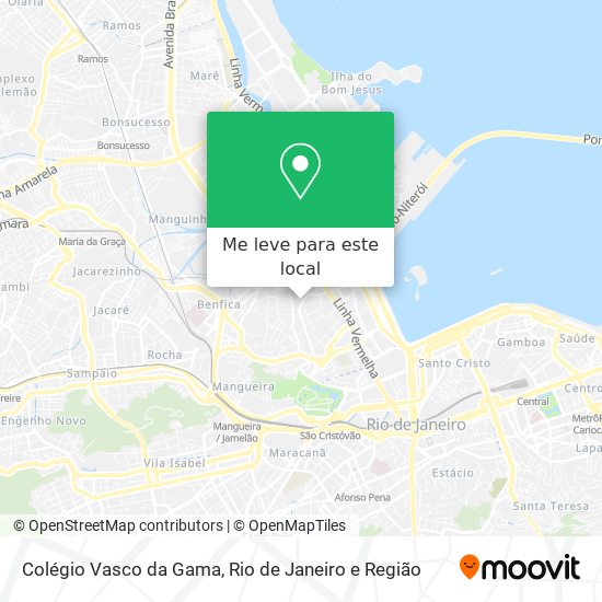 Colégio Vasco da Gama mapa