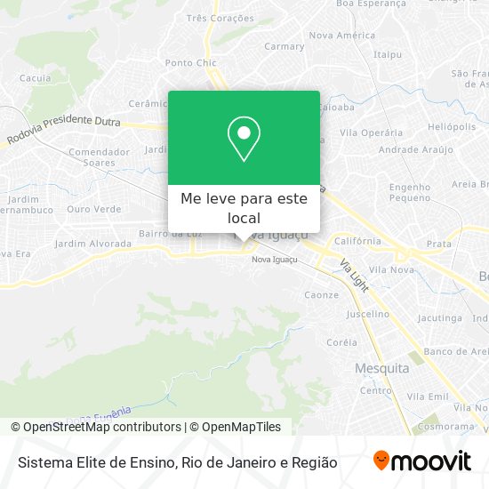 Sistema Elite de Ensino mapa