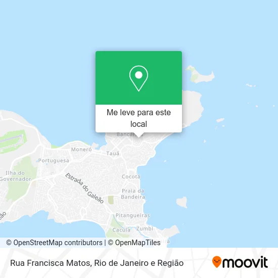Rua Francisca Matos mapa