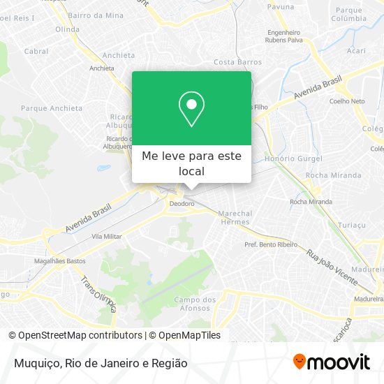 Muquiço mapa