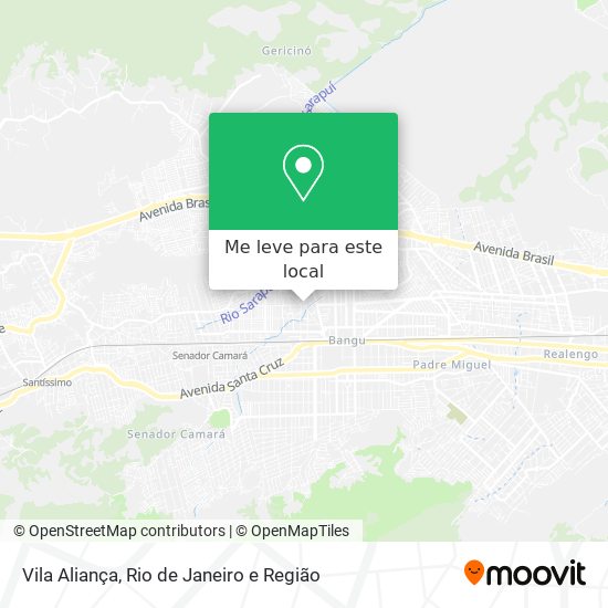 Vila Aliança mapa