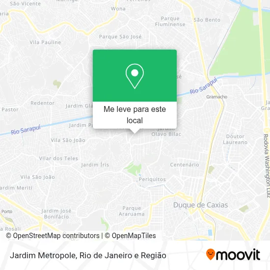 Jardim Metropole mapa