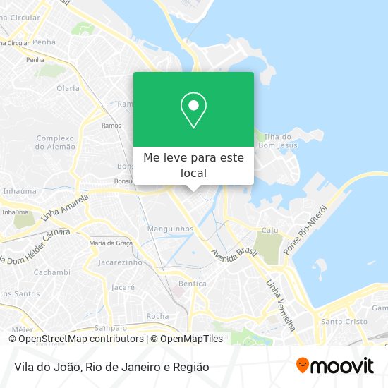 Vila do João mapa