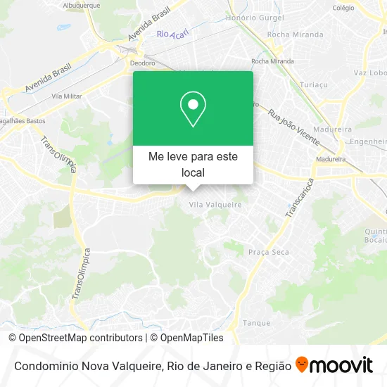 Condominio Nova Valqueire mapa