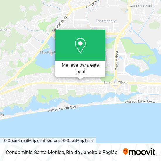 Condomínio Santa Monica mapa