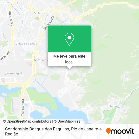 Condomínio Bosque dos Esquilos mapa
