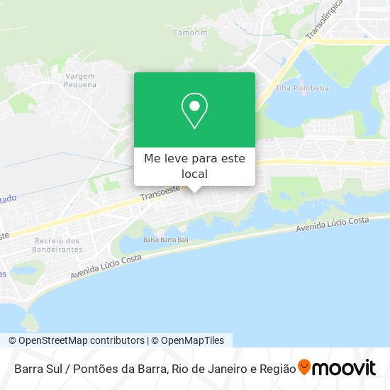 Barra Sul / Pontões da Barra mapa