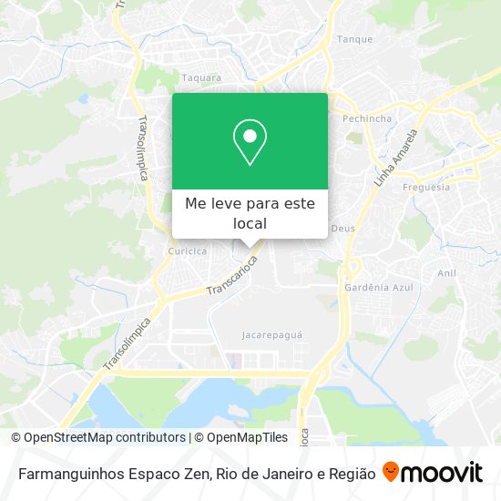 Farmanguinhos Espaco Zen mapa