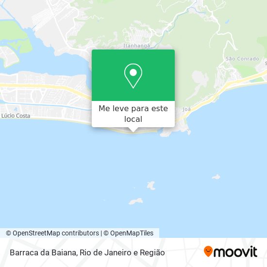 Barraca da Baiana mapa