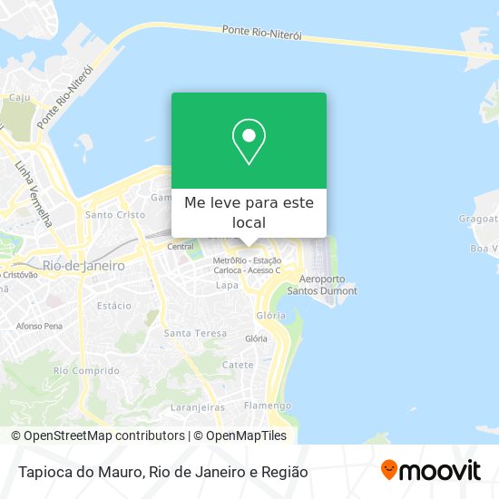 Tapioca do Mauro mapa