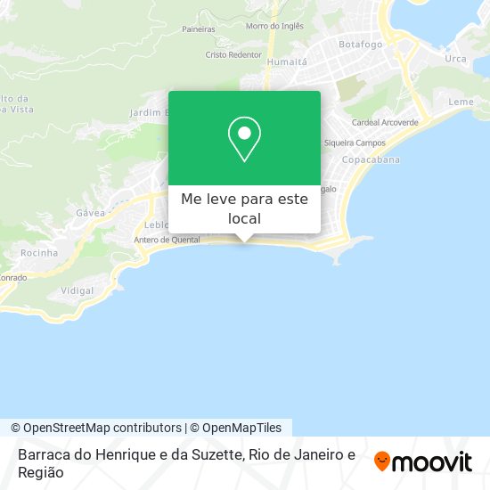 Barraca do Henrique e da Suzette mapa