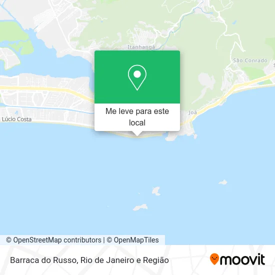 Barraca do Russo mapa
