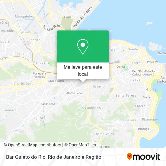 Bar Galeto do Rio mapa