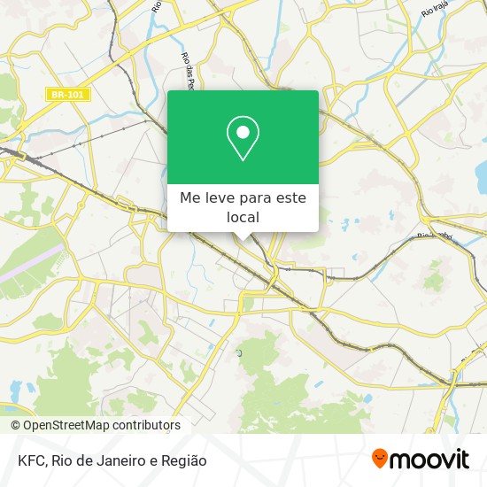 KFC mapa