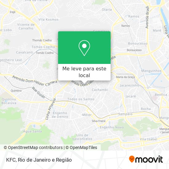 KFC mapa