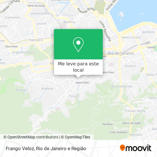 Frango Veloz mapa