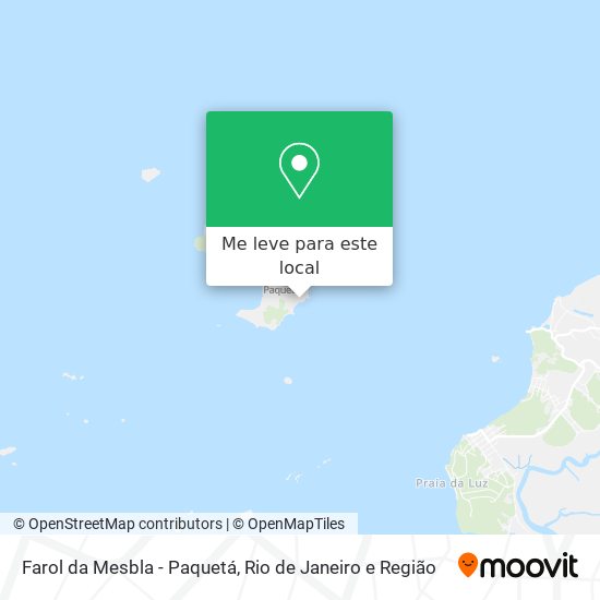 Farol da Mesbla - Paquetá mapa
