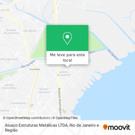 Aluaço Estruturas Metálicas LTDA mapa
