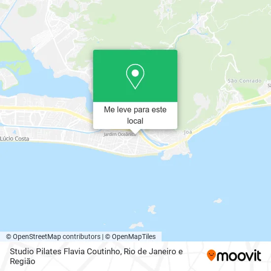 Studio Pilates Flavia Coutinho mapa