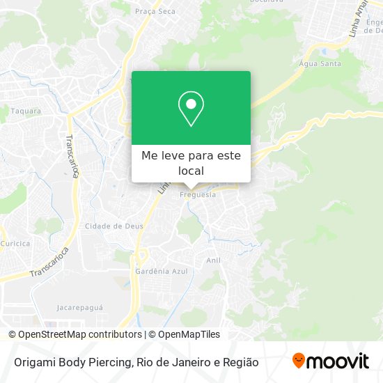 Origami Body Piercing mapa