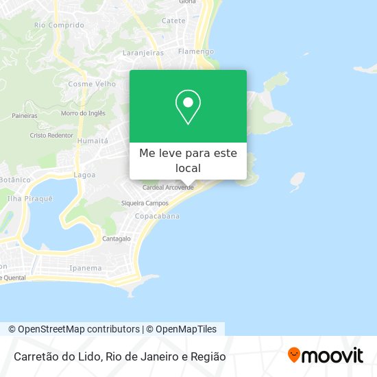 Carretão do Lido mapa