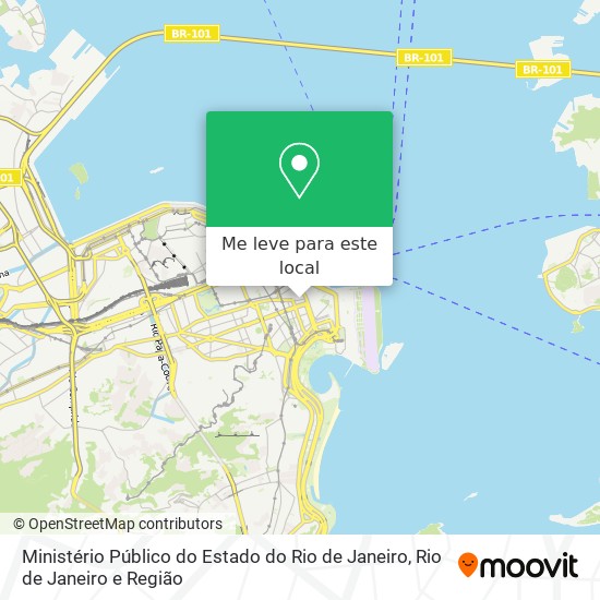 Ministério Público do Estado do Rio de Janeiro mapa