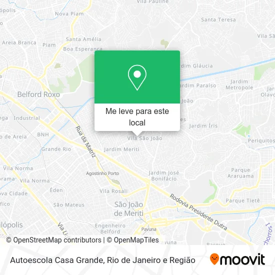 Autoescola Casa Grande mapa