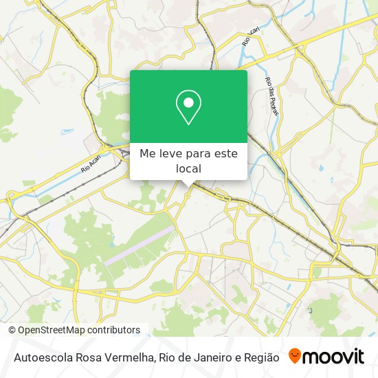 Autoescola Rosa Vermelha mapa