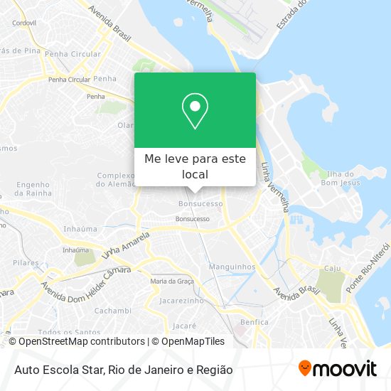 Auto Escola Star mapa