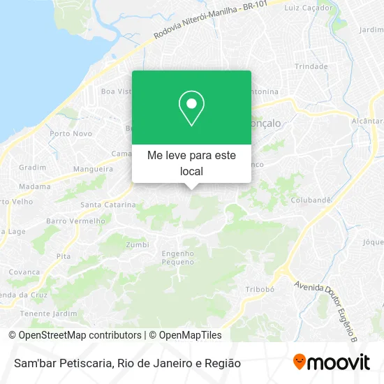 Sam'bar Petiscaria mapa