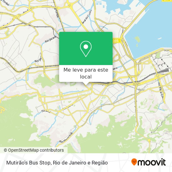 Mutirão's Bus Stop mapa