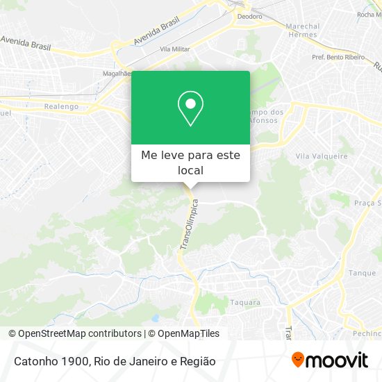 Catonho 1900 mapa