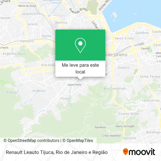 Renault Leauto Tijuca mapa