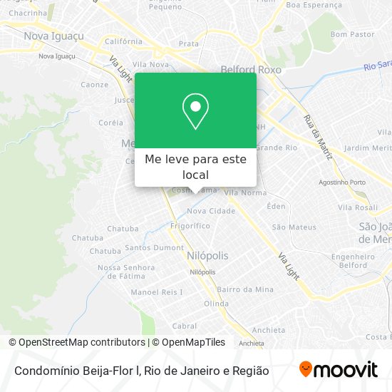 Condomínio Beija-Flor l mapa