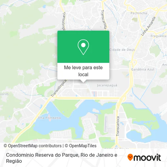 Condomínio Reserva do Parque mapa