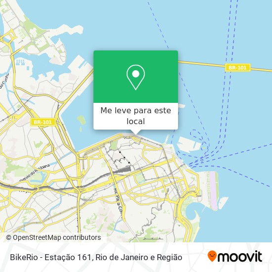 BikeRio - Estação 161 mapa
